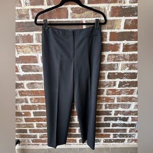 Talbots Straight Leg Wool Black Trousers Size 6